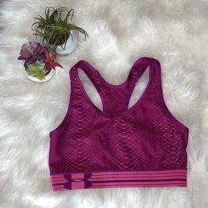 Magenta Snakeskin Under Armour Sportsbra